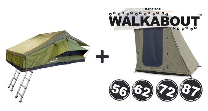 23ZERO Walkabout 56 Rooftop Tent Bundle w/ Tall Annex