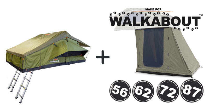 23ZERO Walkabout 56 Rooftop Tent Bundle w/ Tall Annex